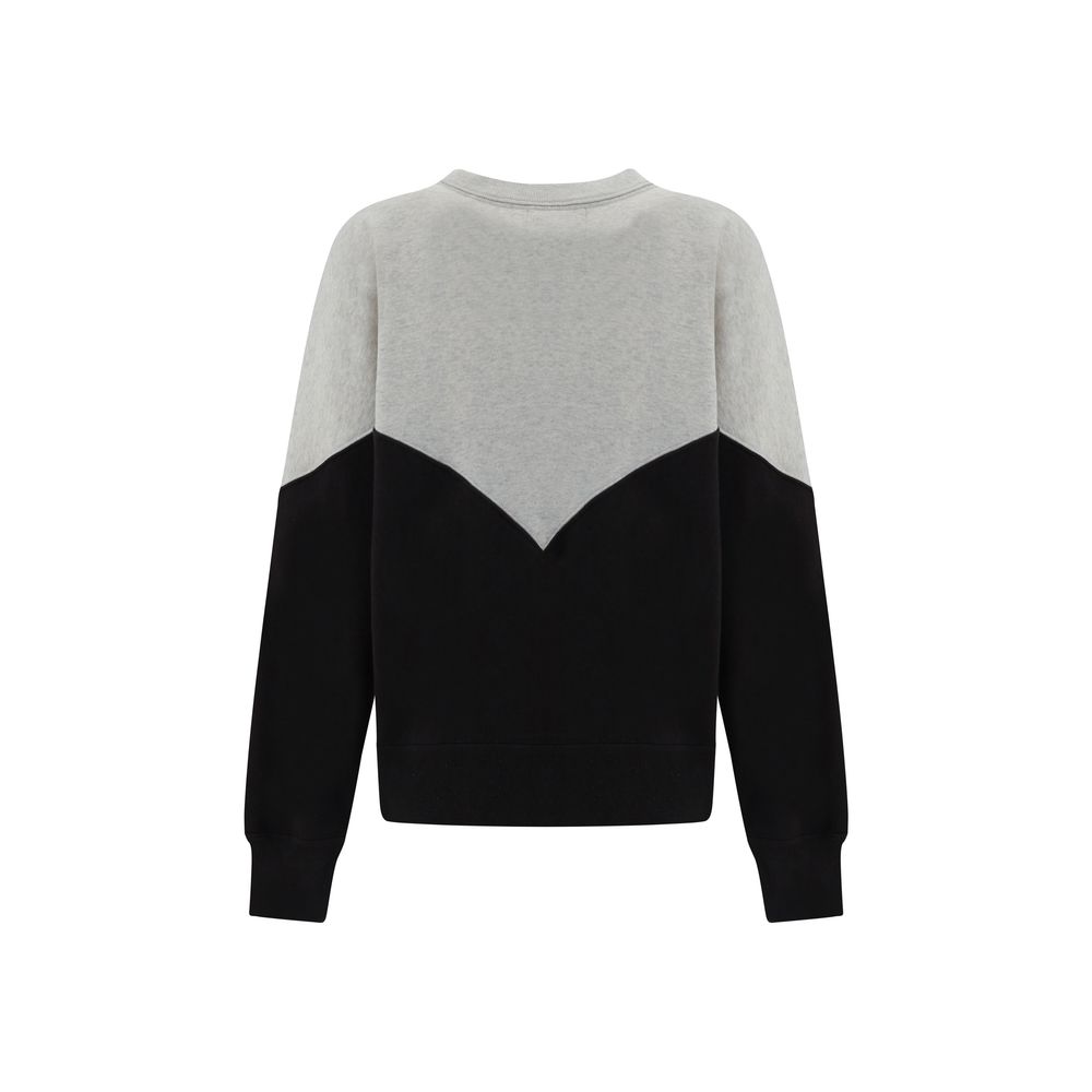 Sweatshirt by Isabel Marant Étoile for women in cotton polyester gray, toile & monogram features an exquisite silhouette, showcasing and crew neckline details for a exquisite look.