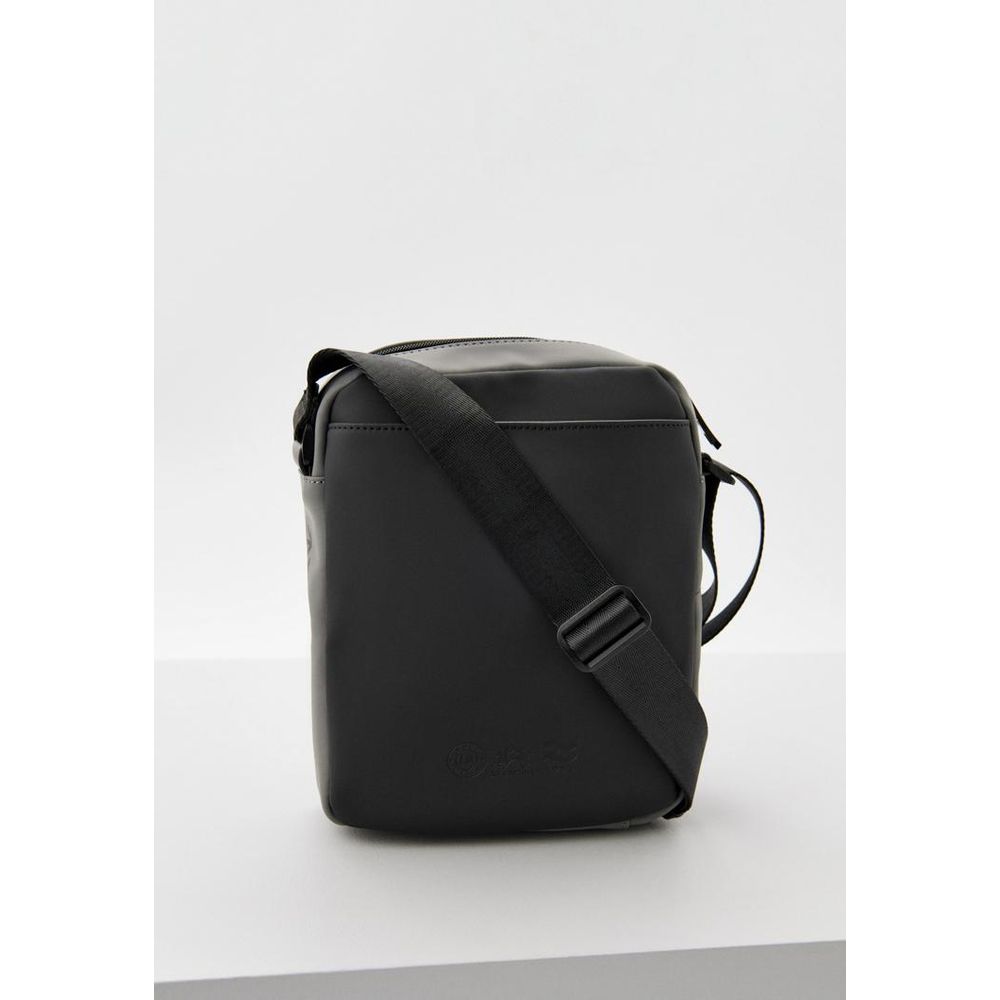 La Martina Polyamide Crossbody Messenger Bag - Black