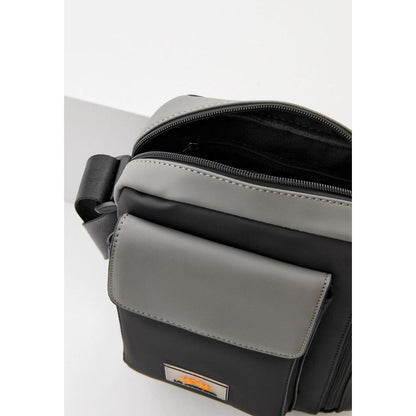 La Martina Polyamide Crossbody Messenger Bag - Black