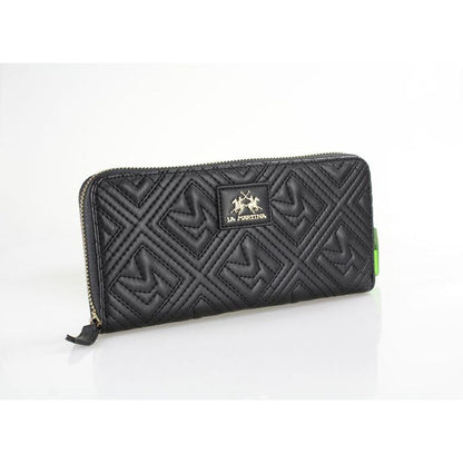 La Martina Polyamide Wallet - Black