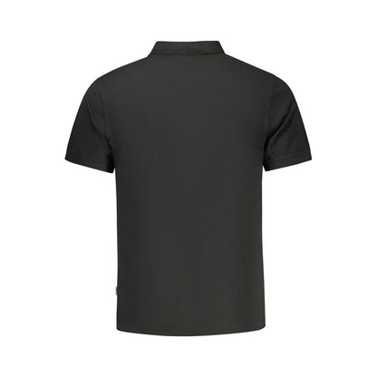 Polo Shirt by Pepe Jeans for men in cotton black presents a distinguished silhouette, showcasing a sophisticated and distinguished for a truly distinguished finish.