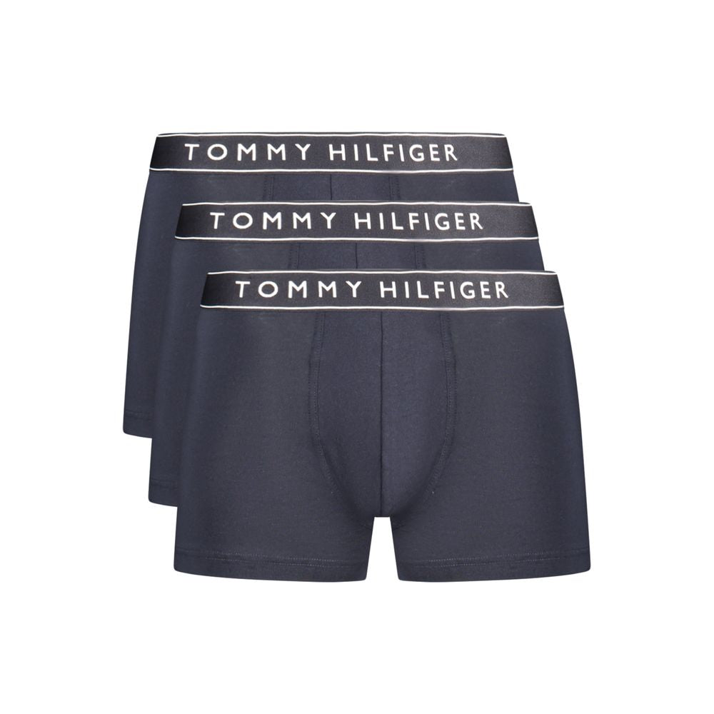 Underwear Boxer Shorts by Tommy Hilfiger for men in stretch cotton blue presents a subtle silhouette as The Blend Men's Stretch Cotton Underwear Boxer Shorts, expertly tailored with a subtle fit for a premium look.