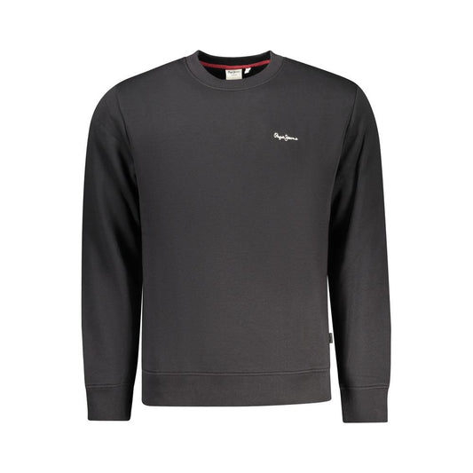 Sweatshirt by Pepe Jeans for men in cotton polyester black presents a smart casual silhouette, featuring a smart casual and for a sophisticated look.