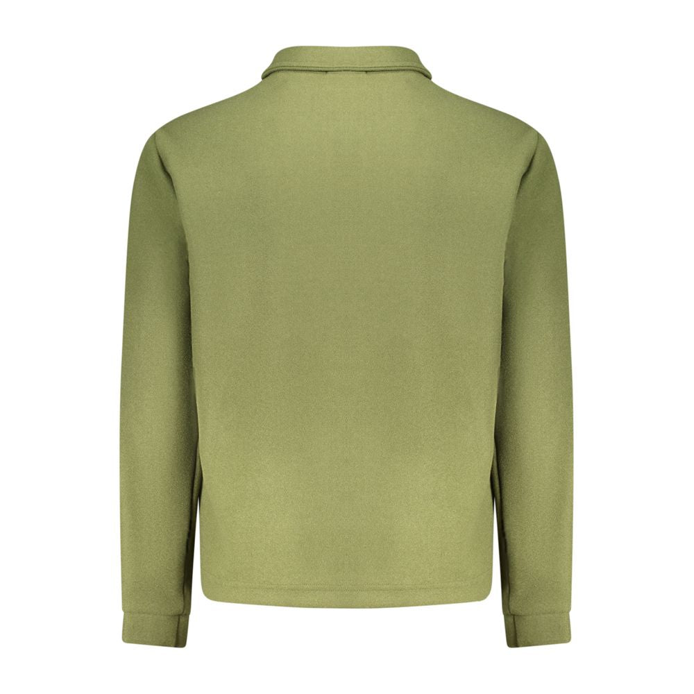 Overcoat by Rifle for men in cotton polyester green features a contemporary silhouette showcasing a contemporary and refined pockets for a sophisticated finish.