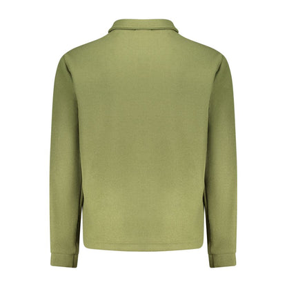 Overcoat by Rifle for men in cotton polyester green features a contemporary silhouette showcasing a contemporary and refined pockets for a sophisticated finish.
