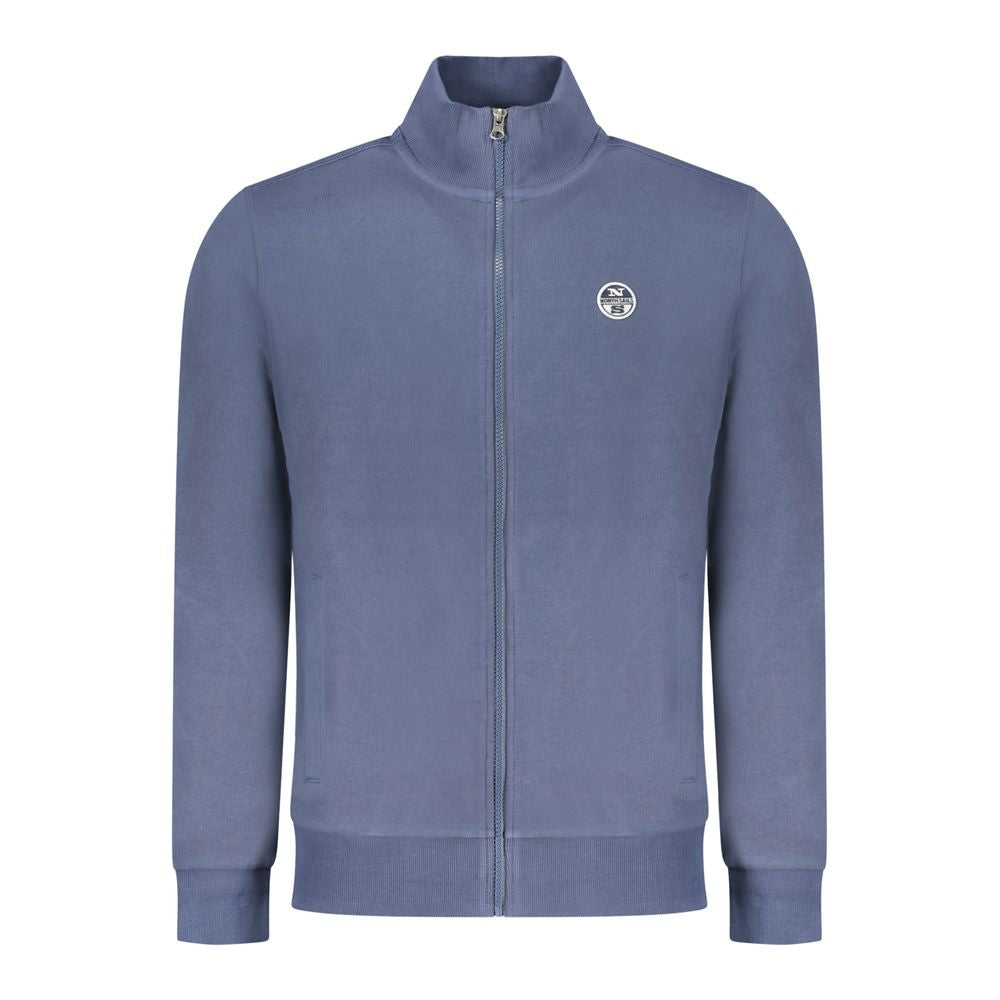Sweatshirt by North Sails for men in cotton blue features an exquisite silhouette, showcasing and details for a exquisite look.