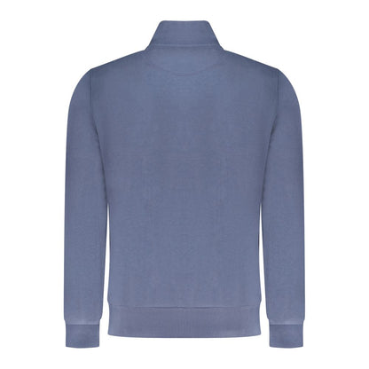 Sweatshirt by North Sails for men in cotton blue features a unrivaled silhouette with a refined and unrivaled detailing for a sophisticated look.