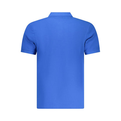 Polo Shirt by North Sails for men in cotton blue & signature showcases a sharp silhouette, detailed with a refined and sharp for a sophisticated finish.