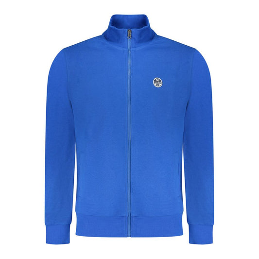 Sweatshirt by North Sails for men in cotton blue & signature features a unrivaled silhouette with a refined and unrivaled detailing for a sophisticated look.