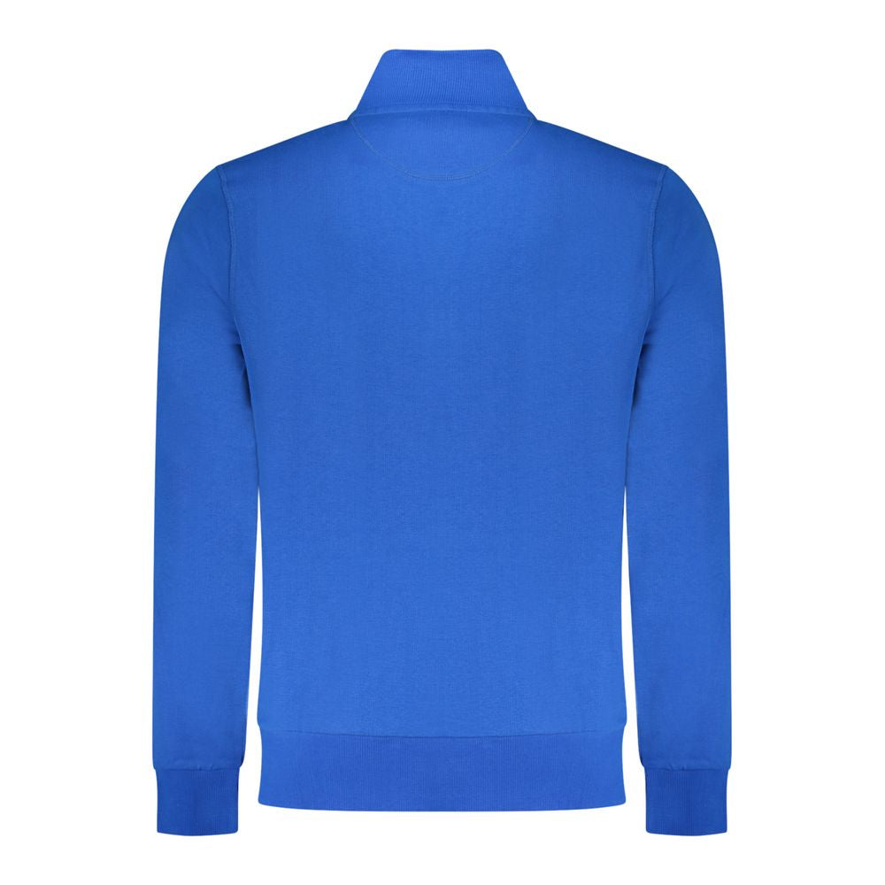 Sweatshirt by North Sails for men in cotton blue & signature presents a smart casual silhouette, featuring a smart casual and for a sophisticated look.