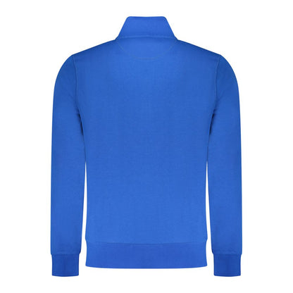 Sweatshirt by North Sails for men in cotton blue & signature presents a smart casual silhouette, featuring a smart casual and for a sophisticated look.