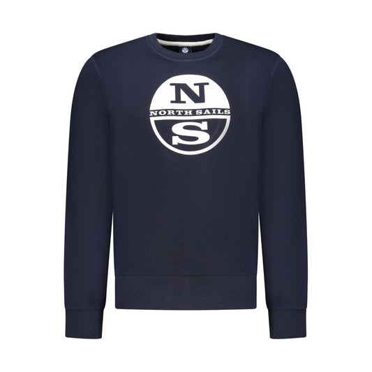 Sweatshirt by North Sails for men in cotton blue features an exquisite silhouette, showcasing and details for a exquisite look.