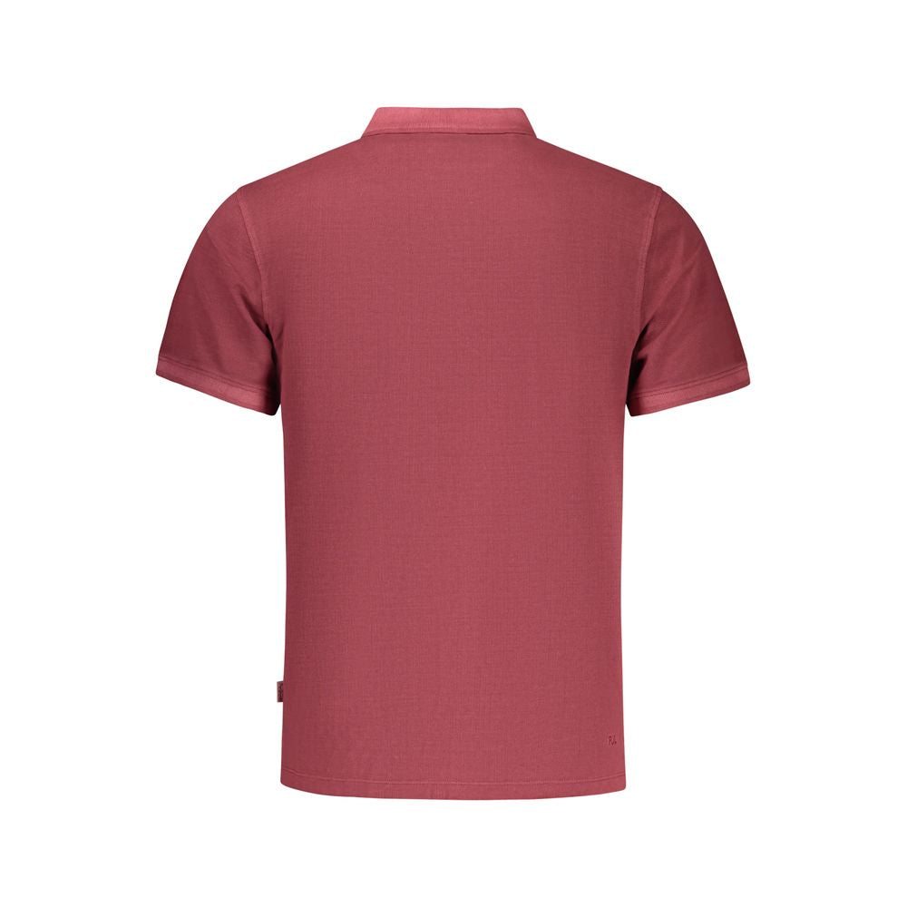 Polo Shirt by Pepe Jeans for men in cotton red presents a distinguished silhouette, showcasing a sophisticated and distinguished for a truly distinguished finish.