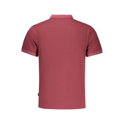 Polo Shirt by Pepe Jeans for men in cotton red presents a distinguished silhouette, showcasing a sophisticated and distinguished for a truly distinguished finish.