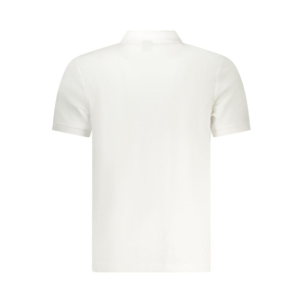 Polo Shirt by North Sails for men in cotton white presents a sleek silhouette, featuring a refined and for a sleek finish.