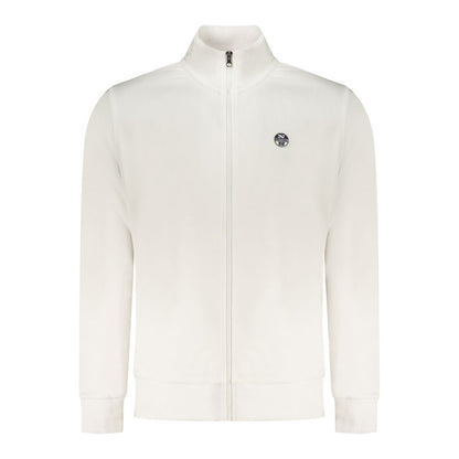 Sweatshirt by North Sails for men in cotton white features an provocated silhouette, detailed with a provocated and a refined for a sophisticated aesthetic.
