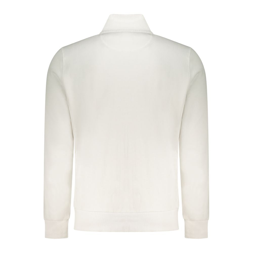 Sweatshirt by North Sails for men in cotton white presents a smart casual silhouette, featuring a smart casual and for a sophisticated look.