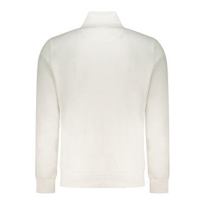 Sweatshirt by North Sails for men in cotton white presents a smart casual silhouette, featuring a smart casual and for a sophisticated look.