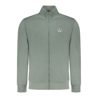 Sweatshirt by North Sails for men in cotton green presents a smart casual silhouette, featuring a smart casual and for a sophisticated look.