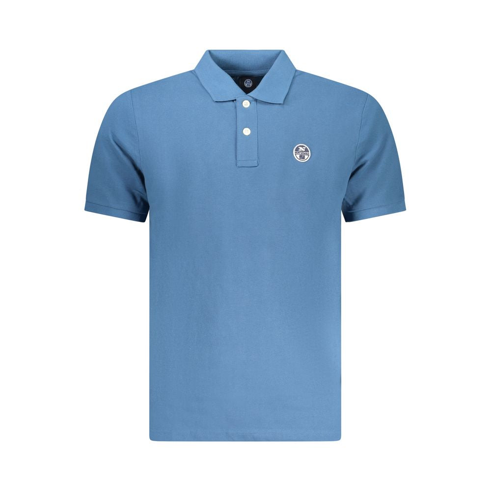 Polo Shirt by North Sails for men in cotton blue & red showcases a enviable silhouette, featuring a refined and for a enviable finish.