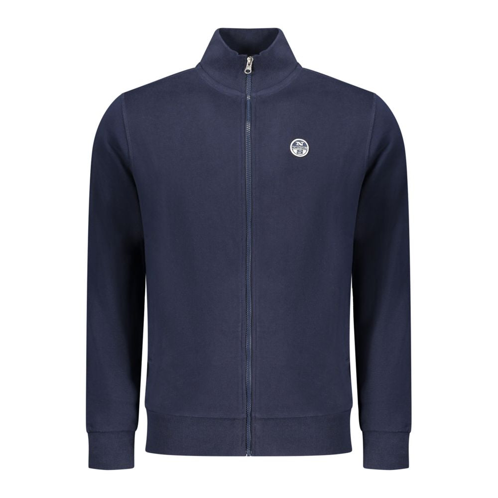 Sweatshirt by North Sails for men in cotton blue features an enviable silhouette, showcasing a premium and refined for a truly enviable finish.
