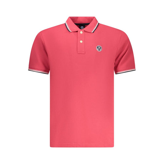 Sweatshirt by North Sails for men in cotton red showcases a slouchy chic silhouette, artfully detailed with a slouchy chic and for a slouchy chic finish.