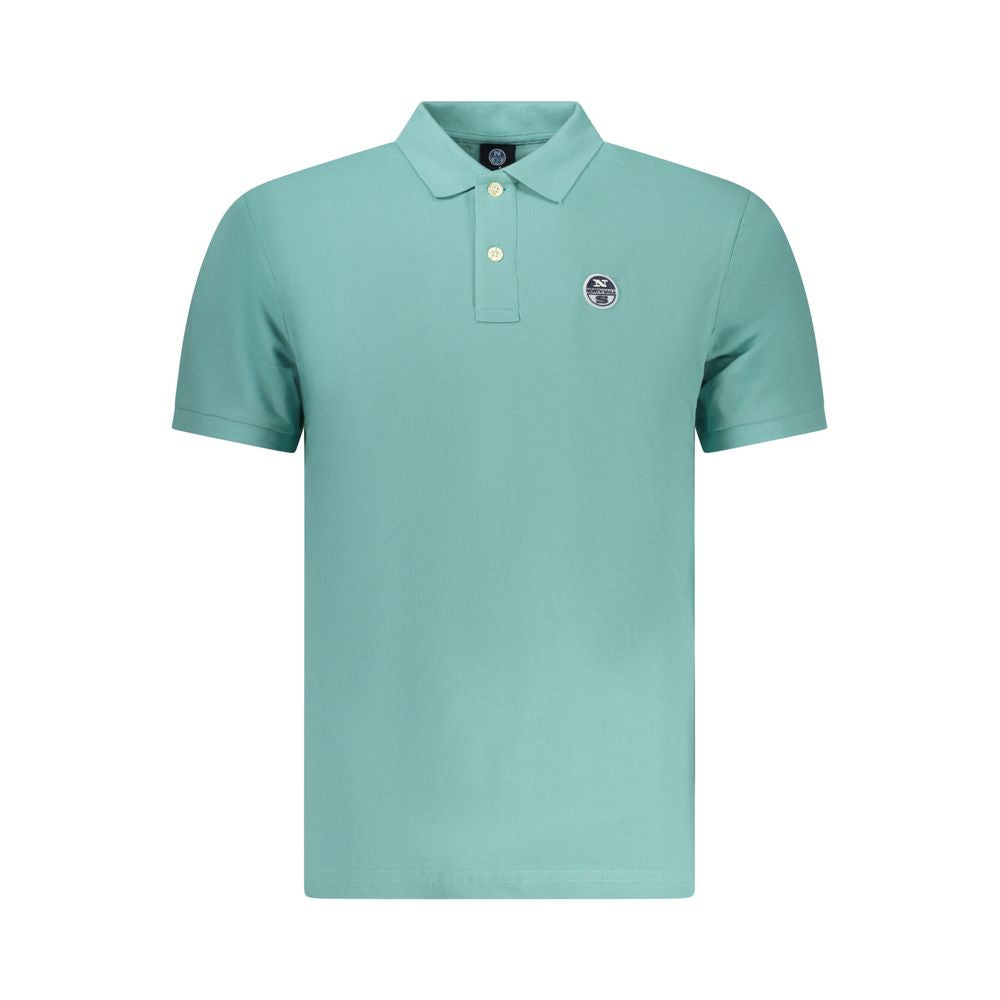 Polo Shirt by North Sails for men in cotton azzurro presents a distinguished silhouette, showcasing a sophisticated and distinguished for a truly distinguished finish.