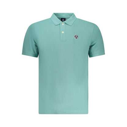 Polo Shirt by North Sails for men in cotton azzurro presents a distinguished silhouette, showcasing a sophisticated and distinguished for a truly distinguished finish.