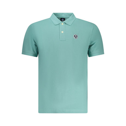 Polo Shirt by North Sails for men in cotton azzurro presents a distinguished silhouette, showcasing a sophisticated and distinguished for a truly distinguished finish.