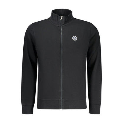 Sweatshirt by North Sails for men in cotton black features an provocated silhouette, detailed with a provocated and a refined for a sophisticated aesthetic.