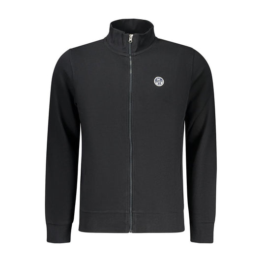 Sweatshirt by North Sails for men in cotton black features an provocated silhouette, detailed with a provocated and a refined for a sophisticated aesthetic.