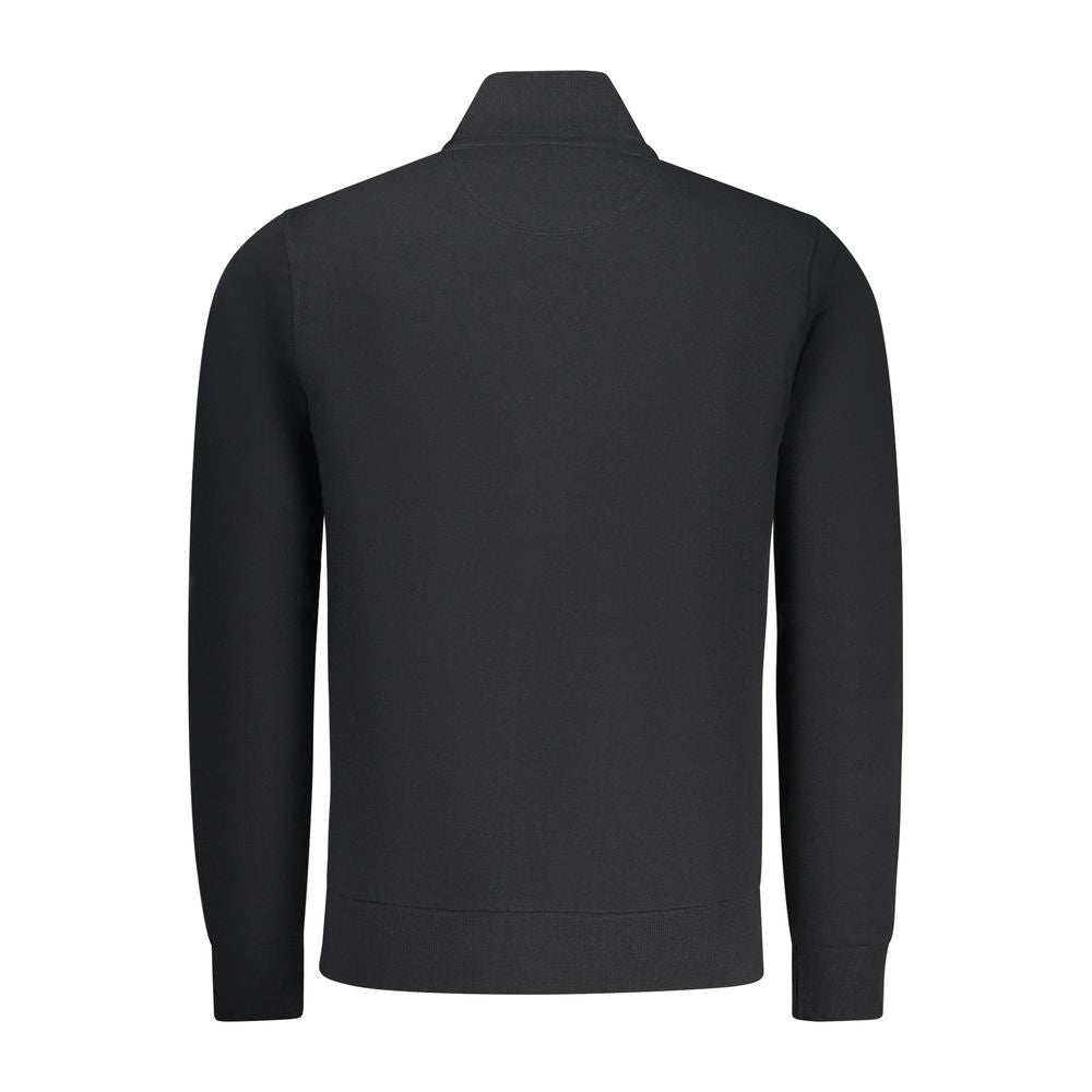 Sweatshirt by North Sails for men in cotton black presents a smart casual silhouette, featuring a smart casual and for a sophisticated look.
