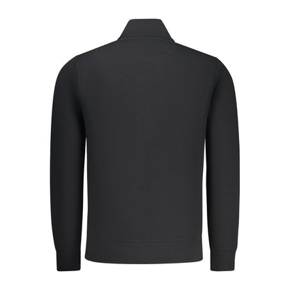 Sweatshirt by North Sails for men in cotton black presents a smart casual silhouette, featuring a smart casual and for a sophisticated look.