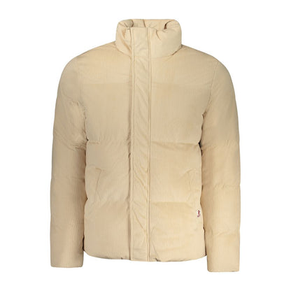 Windbreaker Jacket by Rifle for men in polyester beige features an perennial silhouette with a refined and perennial pockets & windproof for a sophisticated weather-resistant look.