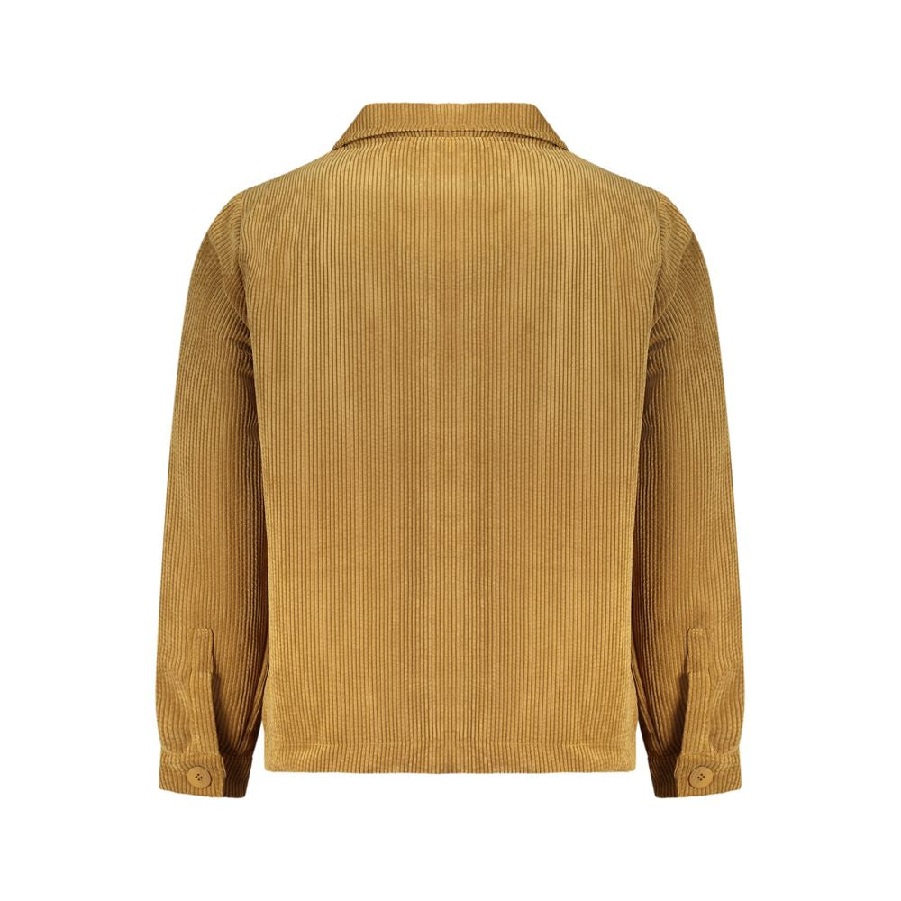 Shirt by Rifle for men in polyester black & brown, featuring a nuanced and nuanced for a sophisticated finish.