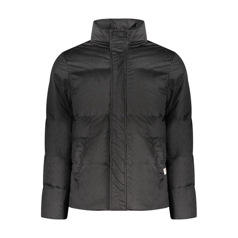 Windbreaker Jacket by Rifle for men in polyester black features an stylish silhouette, showcasing a sophisticated and performance-driven pockets & windproof for a premium, stylish look.