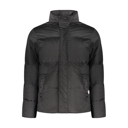 Windbreaker Jacket by Rifle for men in polyester black features an stylish silhouette, showcasing a sophisticated and performance-driven pockets & windproof for a premium, stylish look.