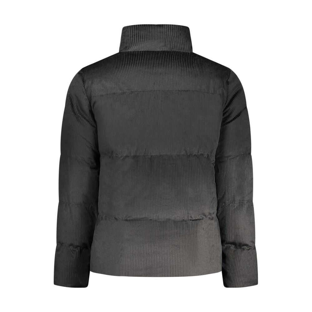 Windbreaker Jacket by Rifle for men in polyester black presents a resilient silhouette, artfully detailed with a sophisticated and functional pockets & windproof for a resilient finish.