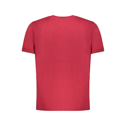 T-Shirt by Pepe Jeans for men in cotton red & print showcases a unassuming silhouette, artfully detailed with a refined and unassuming for a sophisticated, contemporary look.