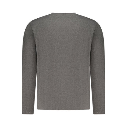 Activewear T-Shirt by Pepe Jeans for men in cotton polyester gray & print features a versatile silhouette, showcasing a versatile and detailed with high-performance for a premium look.