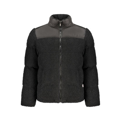 Windbreaker Jacket by Rifle for men in polyester black showcases a urban chic silhouette, detailed with a urban chic and functional pockets & windproof for a polished finish.