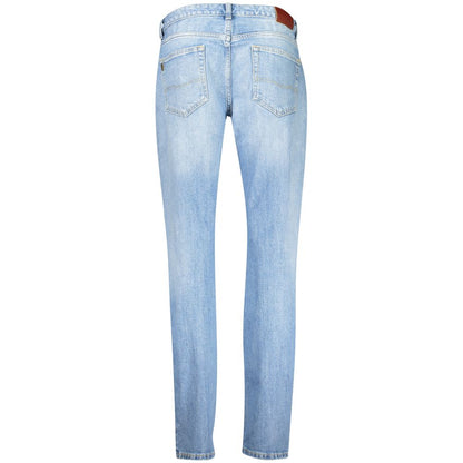 Jeans by Pepe Jeans for women in denim cotton blue features an refined tailoring silhouette, showcasing a premium tapered-leg with a and long cut for a refined tailoring look.
