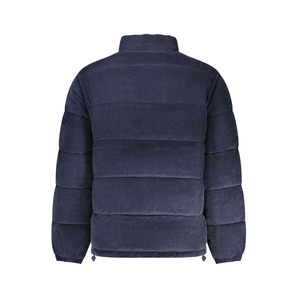 Windbreaker Jacket by Guess Jeans for men in polyester blue features an stylish silhouette, showcasing a sophisticated and performance-driven pockets & windproof for a premium, stylish look.