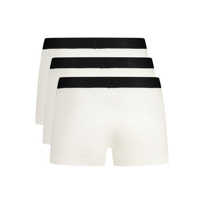 Underwear Boxer Shorts by Hugo Boss for men in stretch cotton white features an ethereal silhouette, showcasing the premium craftsmanship and ethereal style of the signature Crisp Men's Stretch Cotton Underwear Boxer Shorts collection.