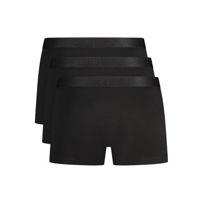 Underwear Boxer Shorts by Hugo Boss for men in stretch cotton black & print features an sleek fit, showcasing the sleek design of this Men's Stretch Cotton Underwear Boxer Shorts.