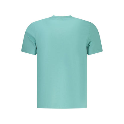 T-Shirt by North Sails for men in cotton azzurro & print showcases a fashionable silhouette, elegantly detailed with a fashionable and crew neckline for a sophisticated, high-fashion look.