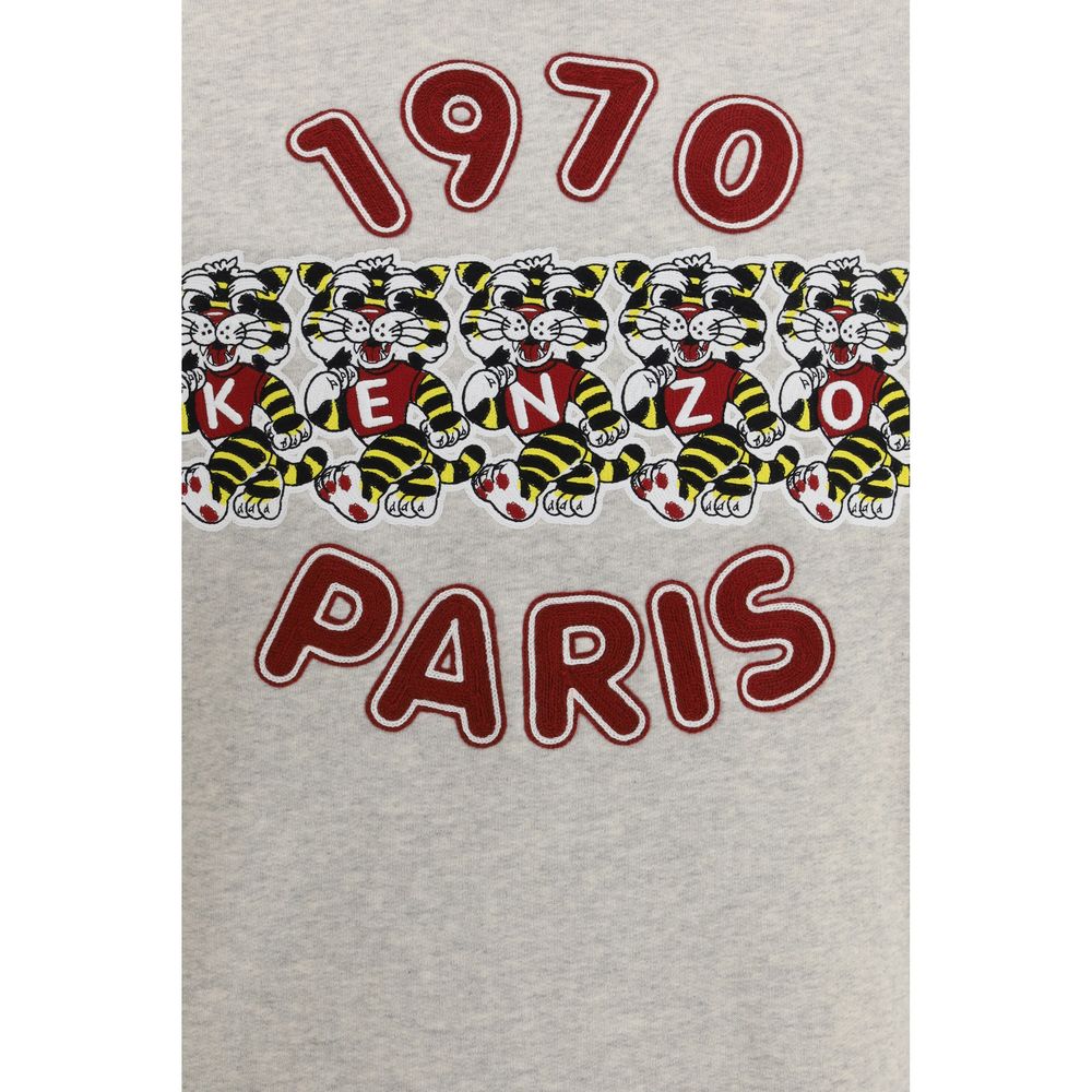 Sweatshirt by Kenzo for men in cotton gray features an enviable silhouette, showcasing a premium and refined for a truly enviable finish.