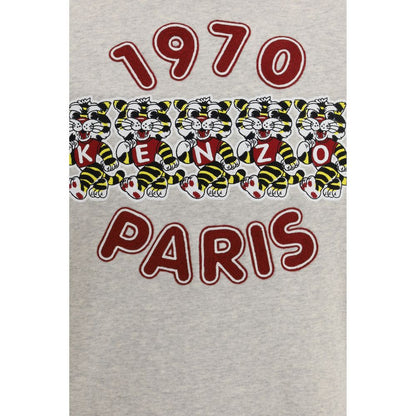 Sweatshirt by Kenzo for men in cotton gray features an enviable silhouette, showcasing a premium and refined for a truly enviable finish.