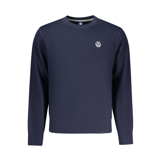 Sweatshirt by North Sails for men in cotton blue features an exquisite silhouette, showcasing and crew neckline details for a exquisite look.