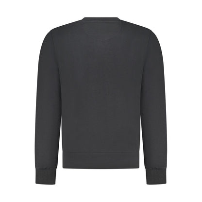 Sweatshirt by North Sails for men in cotton black features an magnificent silhouette, showcasing a sophisticated crew neckline and detail for a truly magnificent finish.
